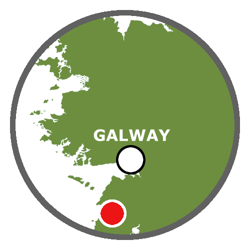 Burren Way Ireland Map