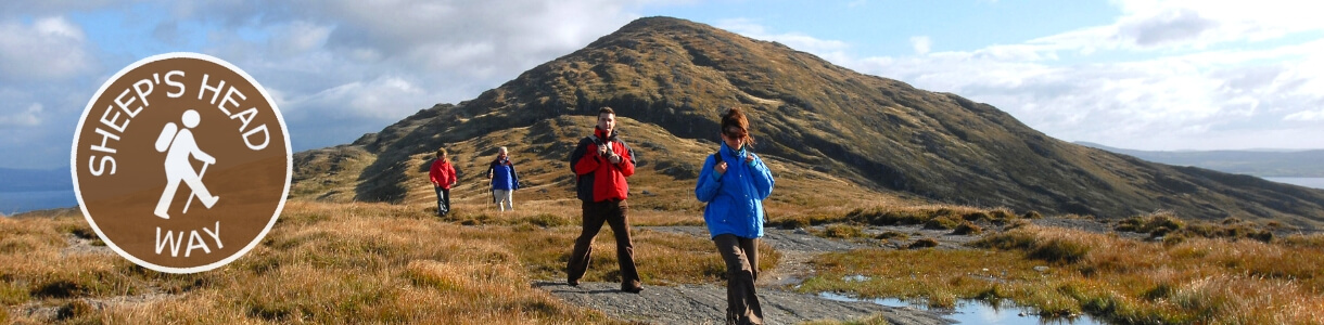 Enspanntes Wandern auf dem Sheeps Head Way, West Cork, Irland