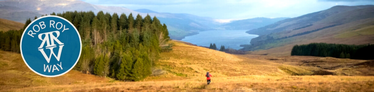 Which way!? Two hikers try to decide which turn to take next - Rob Roy Way, Scotland