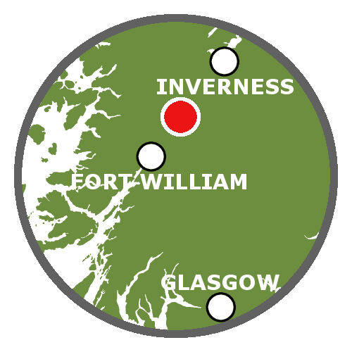 Great Glen Way Scotland Map